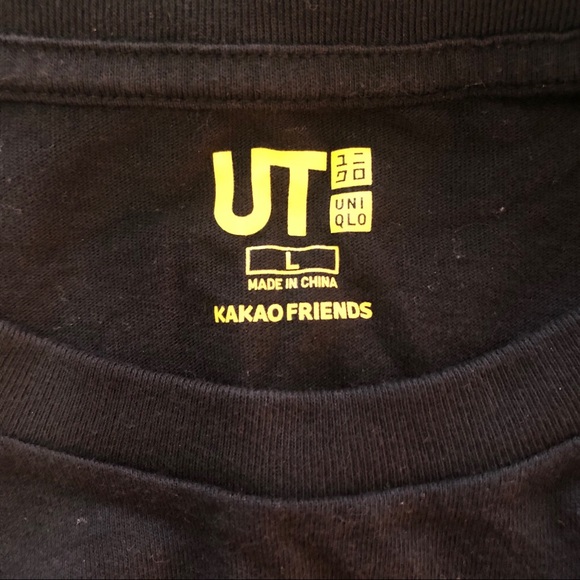 SOLD - UNIQLO UT black Kakao Friends Con t-shirt - Picture 5 of 6
